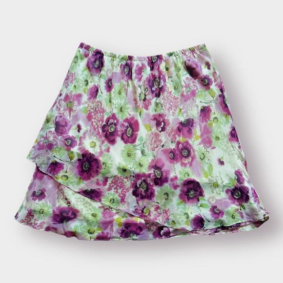 Y2K KSL floral skirt - Picture 2 of 5